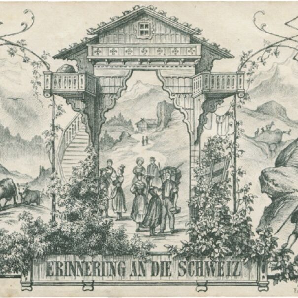 Umschlag für Rose "Erinnerung an die Schweiz I"